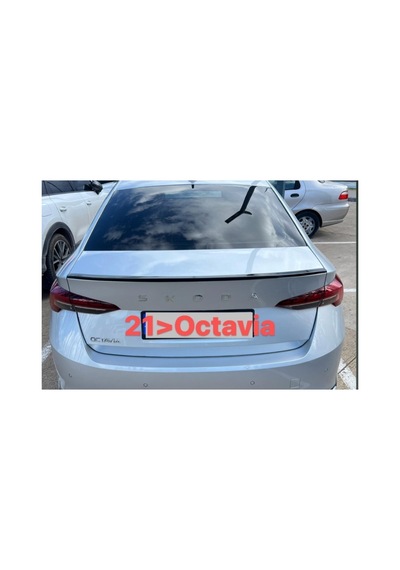 Octavia 2021- Model Boyalı Plastik Spoiler