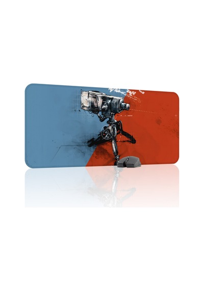 Team Fortress Kaymaz Dikişli Kauçuk Oyuncu Mousepad V4 - 90x40 Xxl Gaming Mouse Pad Fare Altlığı
