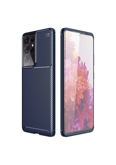 Samsung Uyumlu Galaxy S21 Ultra 5G Kilif Negro Karbon Dizaynfull Ekran K 510452319