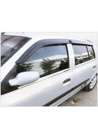 Renault Clio 2 Hb Krom Cam Çıtası 4 Prç. 1998-2005 P. Çelik