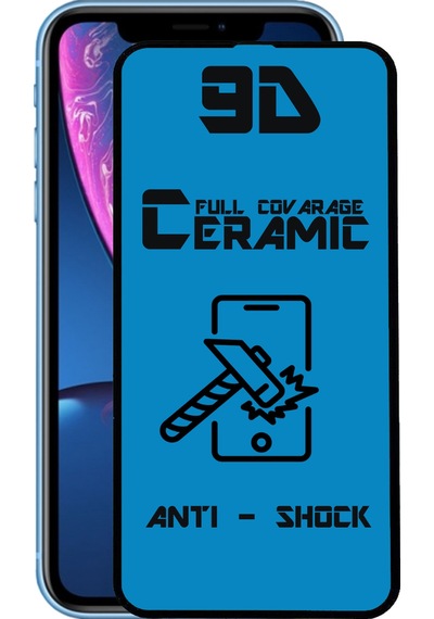 Apple Uyumlu   iPhone Xr Tam Kaplayan Seramik Nano Esnek Ekran Koruyucu