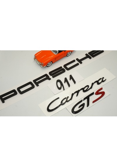 Porsche Carrera 911 Gts Bagaj 3M 3D Abs Yazı Logo Amblem Seti (549169301)