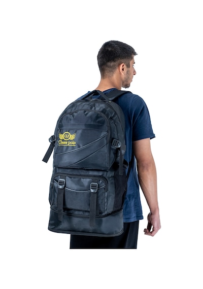 Probag Çok Bölmeli Suya Dayanıklı Outdoor Sırt Çantası Dağcı Çantası Kamp & Günlük Kullanım Siyah