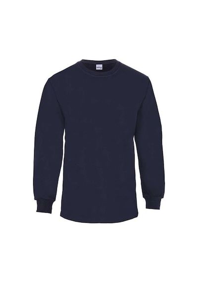 2 İPLİK LACİVERT O YAKA SWEATSHIRT