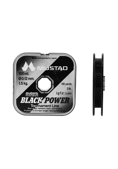 Mustad Ayaka Black Power Tournament L. 0,14Mm 100M