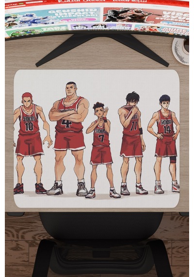 Slam Dunk Anime V4 - 48x40 Xl Gaming Kauçuk Kaymaz Taban Mouse Pad Fare Altlığı