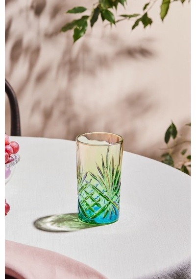 Karaca  Melodico Meşrubat Bardağı Yeşil 375 Ml