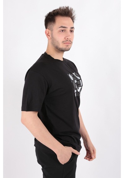 Cazador Erkek 4088 O.bıs T-shırt 24yceeo04088 Siyah