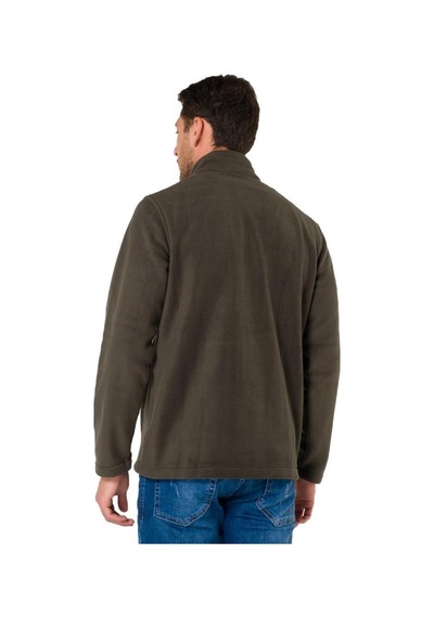 Şensel, Erkek Polar Mont, Haki -99E425- Cepli,Fermuarlı,Outdoor