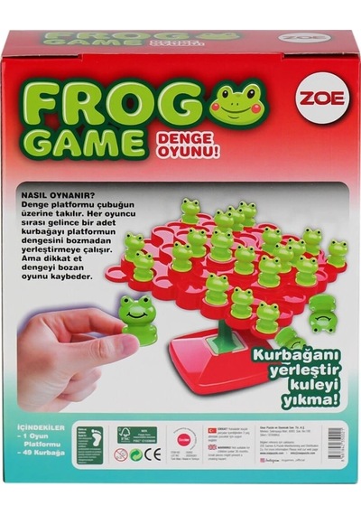 Mey İthalat 35002 Zoe Frog Denge Oyunu -ks Game
