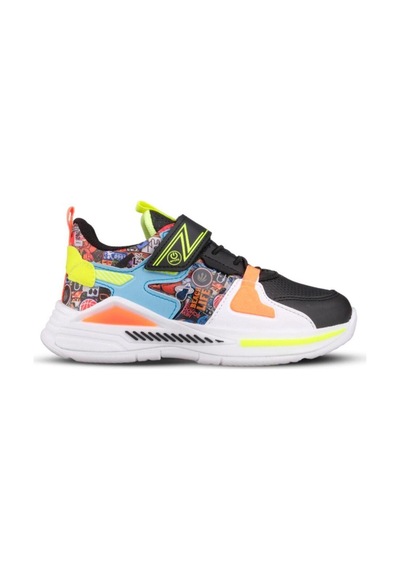 M.P Mp 251-3413 Ft Çocuk Sports Casual Ayakkabı Siyah-turuncu