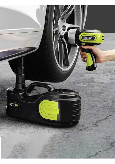 7go 5 Ton 4in1 Profesyonel Elektrikli Hidrolik Kriko Seti - 12v Ultra Lift Kaldırma + Dijital Kompre
