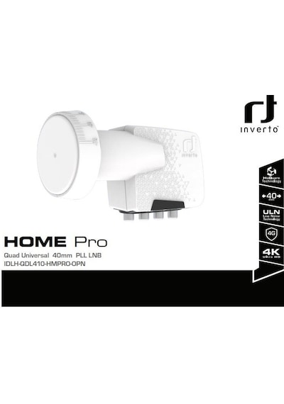 Inverto Home Pro Uln Quad Lnb Full Hd 4K Uyumlu