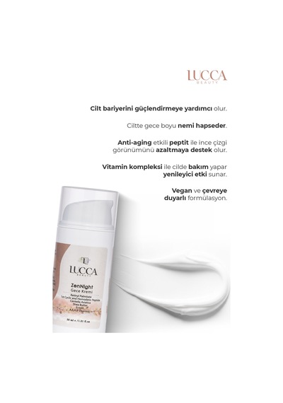 Lucca Beauty Zennight Gece Kremi 30 ML