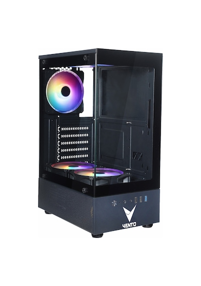 Vento Vg2803f 650w 80+ Bronz Usb 3.2 Rgb Atx Mid Tower Siyah Kasa