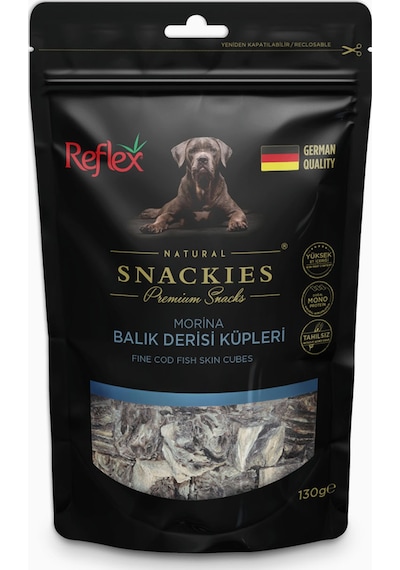 Reflex Snackies Morina Balık Derisi Küpleri 130 G