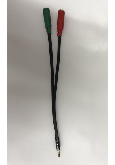 Qport Q-A15 Audıo + Mıc To 3.5Mm 15Cm Kulaklık Çevirici