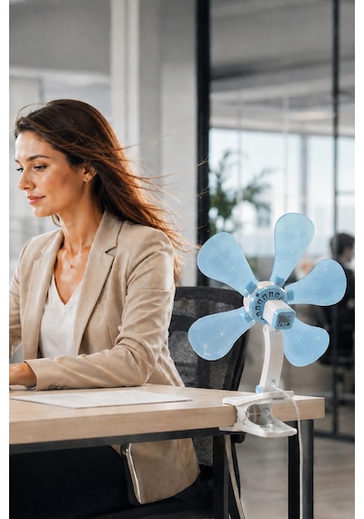Masa Ustu Klıpslı Fan 7611 Kıwı