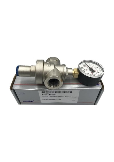 Pakkens Basınç Regülatörü Manometreli Dn 15 Pn 16 1/2''