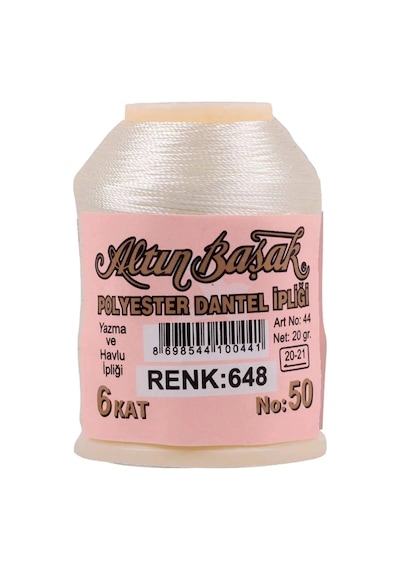 Hubrendy Tedarik Altınbaşak Oya Ve Dantel İpi 20 Gr - Royaleks - No: 648
