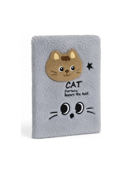 14x20 Cm Peluş Hatıra Günlük Anı Defteri 80 Yaprak Çizgili 6 Çok Renkli