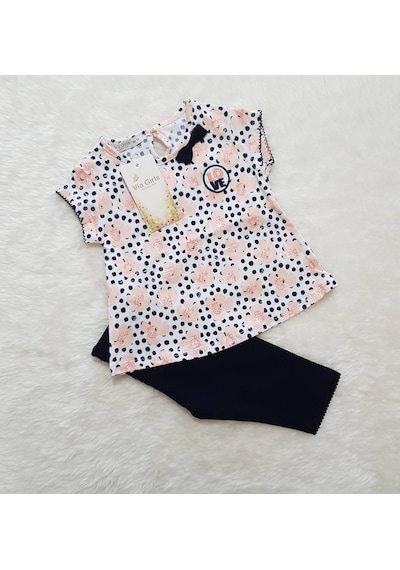 Candysbebe Çiçekli Yazlık Bebek Takımı