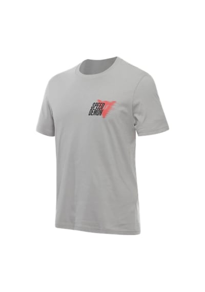 Dainese Daınese T Shırt Speed Demon Veloce Grey Ash Gri