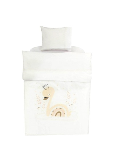 Momishop Swan Bebek Nevresim Takımı 100x150 Cm 2123