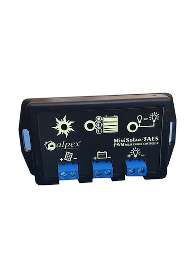 Alpex 3 Amper 12 Volt Solar  Şarj Kontrol Cihazı