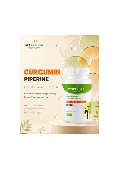 Kurkumin Ve Piperin 90 Tablet