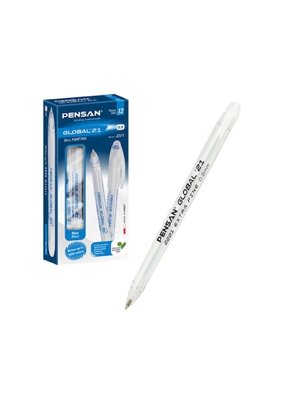 Pensan Tükenmez Kalem Global 0.5 Mm Siyah 2221 Çok Renkli