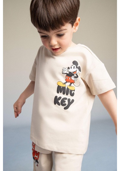Defacto Dısney Mıckey & Mınnıe 2li Takım Erkek Bebek G9911a526smbg702 Bej-bg702