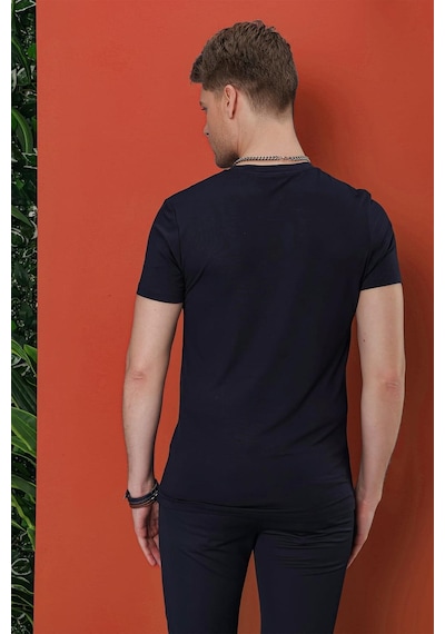 Efor Ts 847 Lacivert Spor T-shirt Lacivert