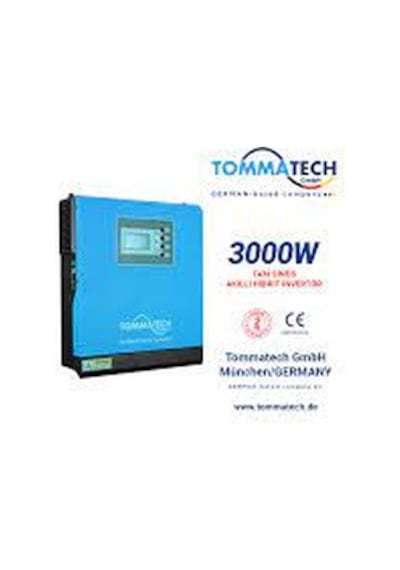 Tommatech 3 Kw 3000 W Tam Sinüs Akıllı İnverter 24V Tt-New3K