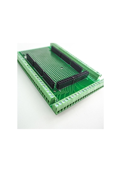 Arduino Mega 2560 Terminal Adaptör Shield Klemens Genişleme Kartı Prototipleme Kolay Bağlantı