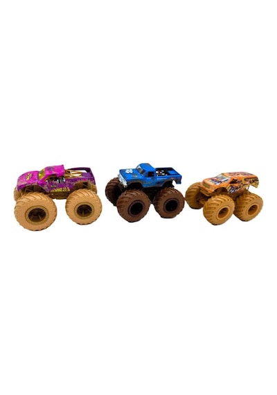 Mattel Hot Wheels Monster Trucks 3 Lü Paket Hnt79 Çok Renkli