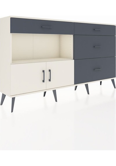 Arges Konsol Tek Raflı 4 Çekmeceli 2 Kapaklı 176x30x99 Aytaşı-ayt Aytaşı-aytaşı/antrasit Arges Konsol Tek Raflı 4 Çekmeceli 2 Kapaklı 176x30x99 Aytaşı-ayt Aytaşı-aytaşı/antrasit