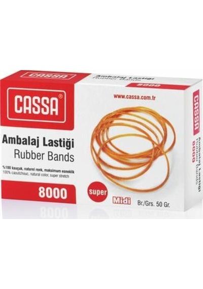 Ambalaj Lastiği %100 Kauçuk 50 Gr Midi 8000