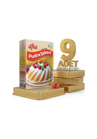 Afia Pudra Şekeri 9x125 Gr