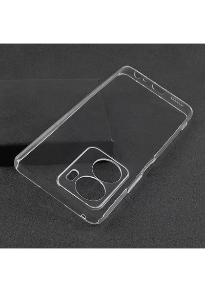 Vivo Y16 Kılıf Şeffaf Silikon Hibrit Case Kapak