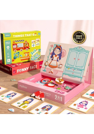 Mideer Manyetik Puzzle Şirin Kız