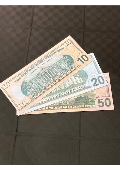 Aykar 300 Adet Karma Dolar Geçersiz Düğün Film Dizi Paraları (545990391)
