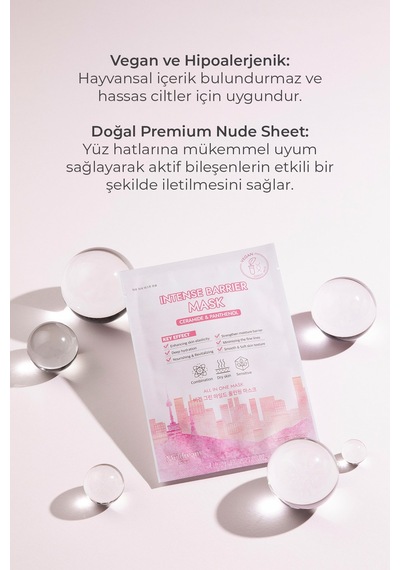 Muldream intense Barrier Mask Kağıt Yüz Maskesi 25 ML