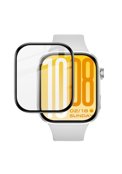 Forzacase Xiaomi Redmi Watch 6 İle Uyumlu Çerçeveli Tam Kaplayan 3d Pet Ekran Koruyucu Film - Fc016
