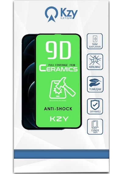 Apple Uyumlu iPhone 12 Pro Max Tam Kaplayan Seramik Nano Ekran Koruyucu Cam (487503916) 10 Tl Fark Ile Şeffaf Kılıf