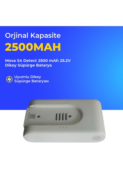Mova S4 Detect 2500 Mah 25.2v Dikey Süpürge Batarya