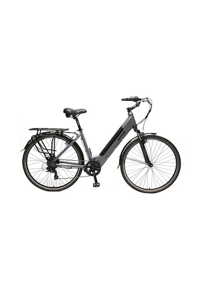 Bisan Moon Elektrikli Kadın Şehir Bisikleti 47cm V 28 Jant 7 Vites Metalik Gri Siyah Metalik Gri Siyah Gri - Siyah