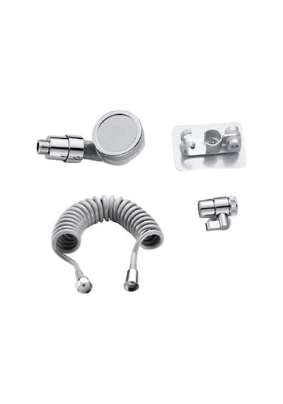 Buffer 2 İn 1 Spiral Hortumlu Ayarlanabilir Hareketli Banyo Mutfak Lavabo Musluk Duş Başlığı