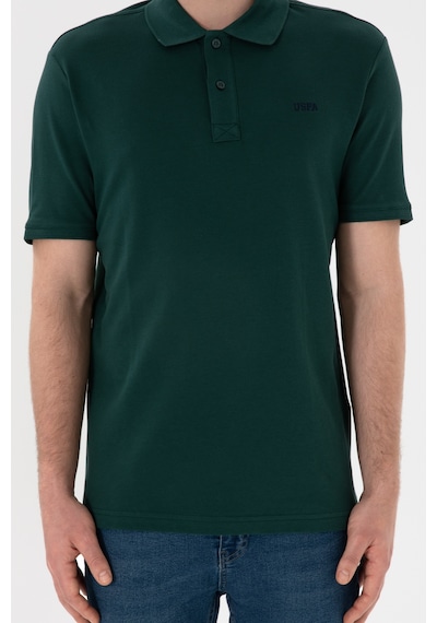 U.S. Polo Assn. Erkek Regular Fit Polo Yaka Koyu Yeşil Basic Tişört 50306007-VR079 U.S. Polo Assn. Erkek Regular Fit Polo Yaka Koyu Yeşil Basic Tişört 50306007-VR079