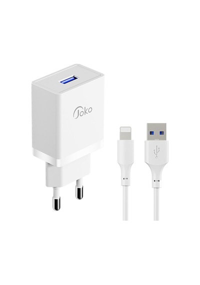 Jk77 12w + Px17 1m 2.4a Usb To Lightning Kablolu Pd Şarj Cihazı